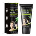 Blackhead Remover Mask, Bamboo Charcoal Peel off Mask, Charcoal Face Mask for Deep Cleansing, Blackheads, Acne, Dirts, Pores and Skin Oil, Suitable for All Skin Types