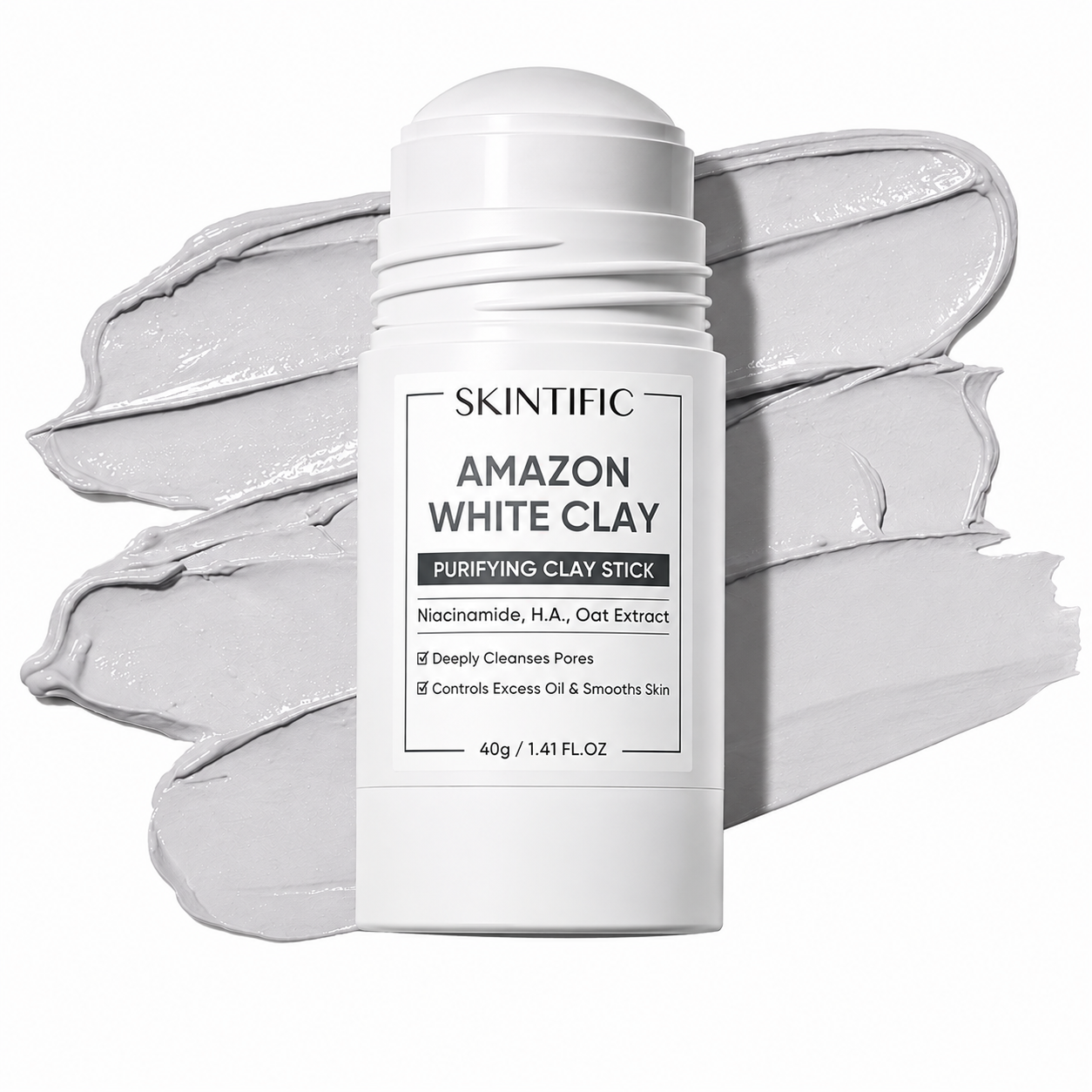 Clay Face Mask Stick – Deep Pore Cleansing & Blackhead Remover